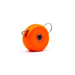 Painted Detachable Eccentric Silvereyes Sinker with Ears Orange