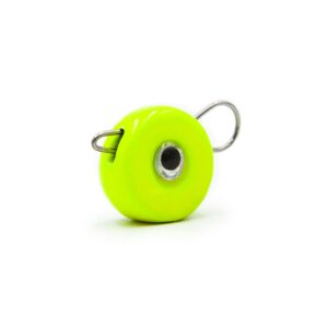Painted Detachable Eccentric Silvereyes Sinker with Ears Lime