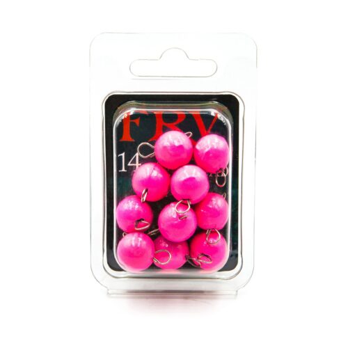 Набір грузил фарбованих Вухань розбірний Pink (блістер)