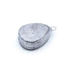 Plumb pentru crap Plat cu inel, nevopsit