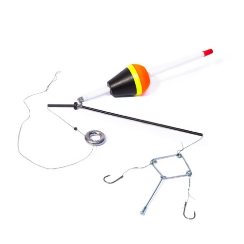 Снасть з протизакручувачем на товстолоба (грузило кільце 40г)