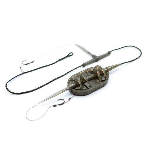 Montură Standard Method Classic Flat XL cu leadcore (2 cârlige)