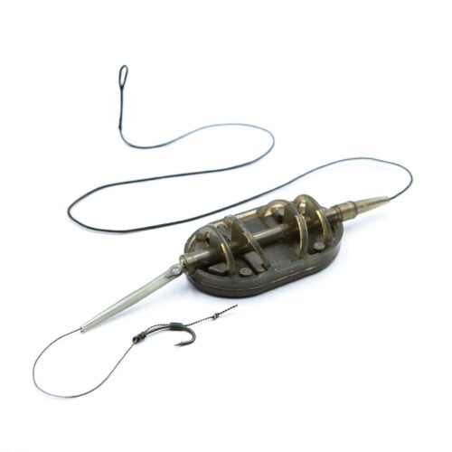 Montură Premium Method Classic Flat XL cu leadcore Climax (1 cârlig)