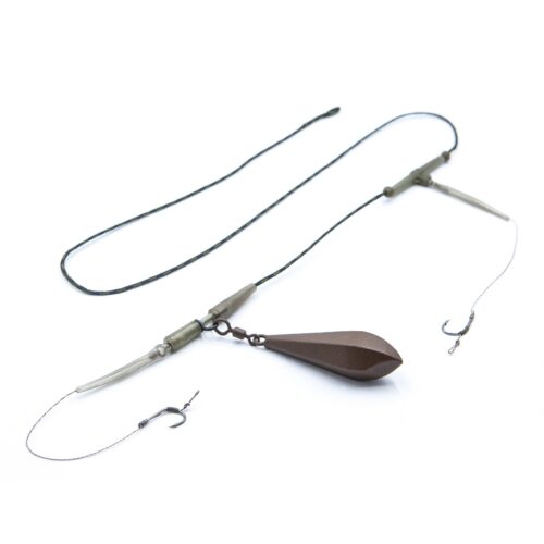 Standard Horizon Carp Rig on Leadcore (Safety Clip, 2 Hooks)
