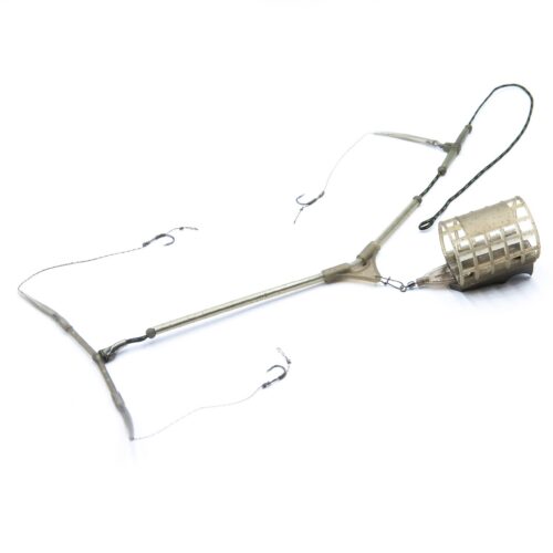 Готове оснащення Feeder Classic з протизакручувачем на лідкорі (3 гачки)