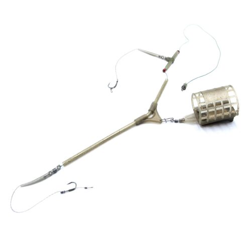 Готове оснащення Feeder Classic з протизакручувачем на шнурі (2 гачки)