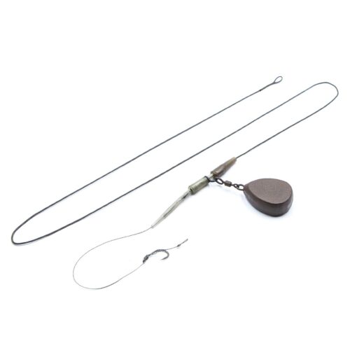 Lux Flat Carp Rig on Leadcore Climax (Safety Clip, 1 Hook)