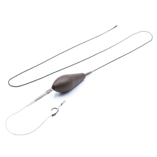 Montură crap Lux in-line Glonț cu leadcore Climax (1 cârlig)
